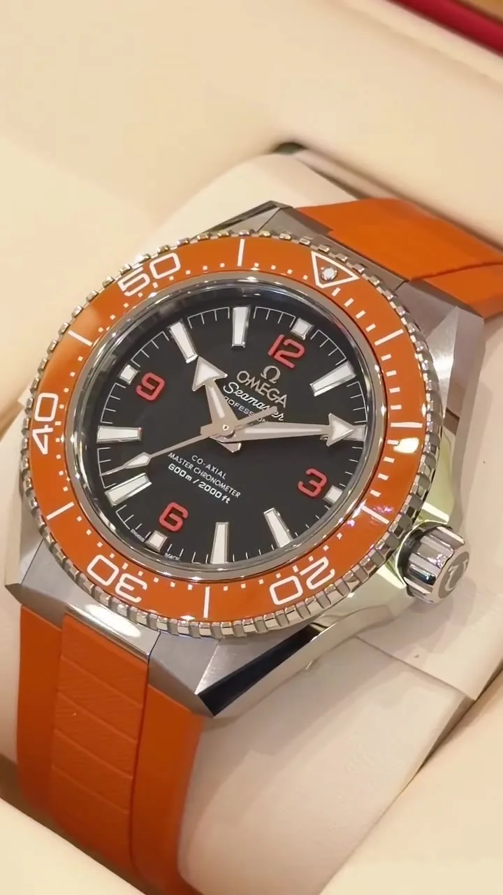Omega Seamaster Planet Ocean 600m Co-axial Master Chronometer Orange Dial