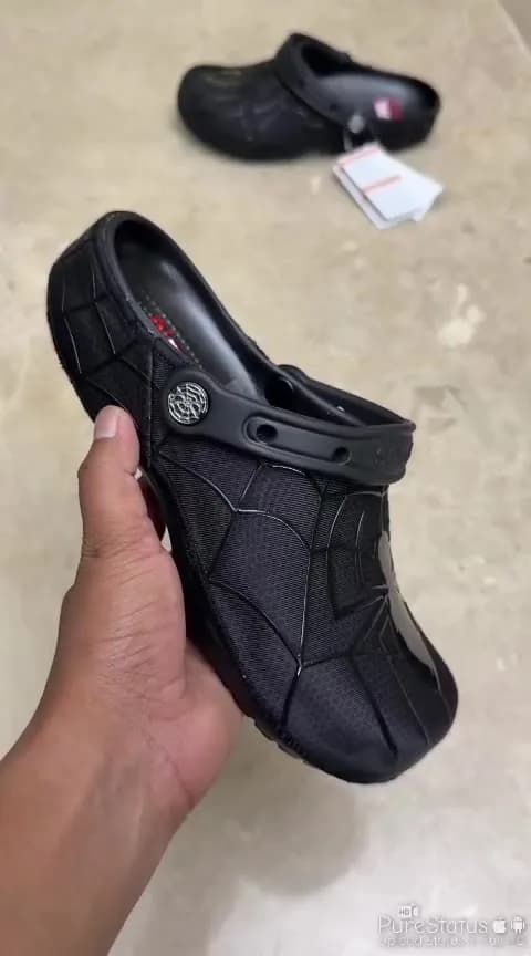 Crocs X Spidermen Crocs Spidermen Men Black Footwear